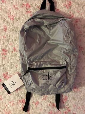 Calvin Klein Silver CK One Lightweight Men’s Backpack